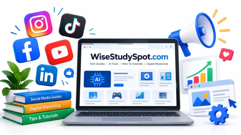Social Media WiseStudySpot.com
