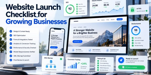 Website Launch Checklist for Growing Businesses